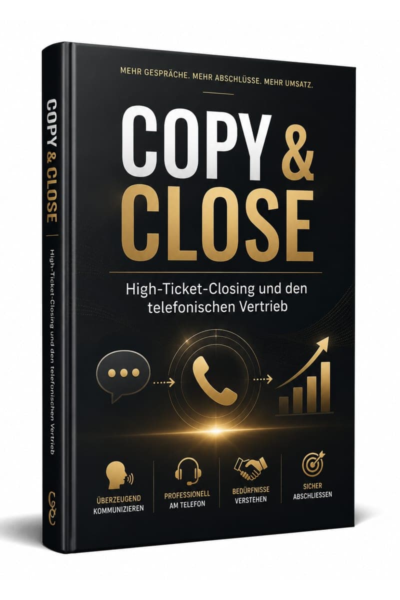 Copy & Close Test: Welche Vorkenntnisse Quereinsteiger für den Closer-Beruf wirklich brauchen